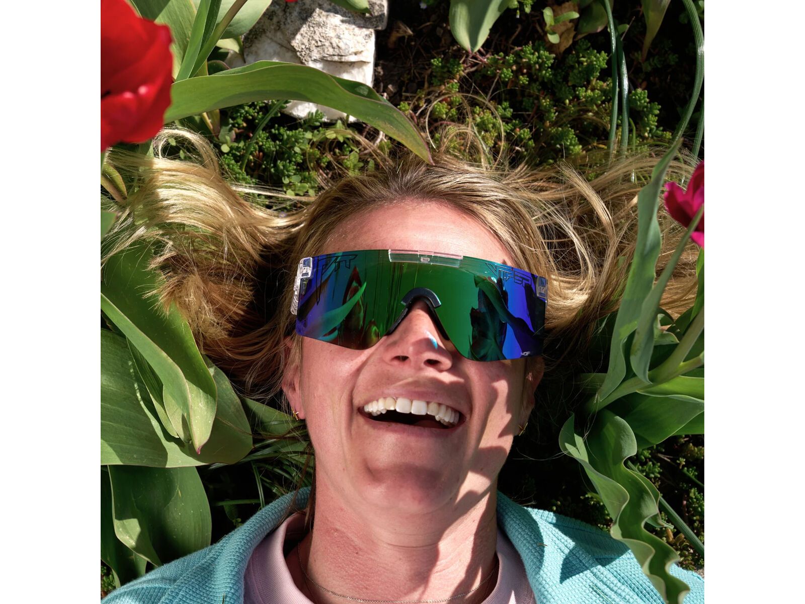 Pit Viper The Originals 2.0 Regular, The Clear / HDPV Polarized Blue-Green - Bild 8