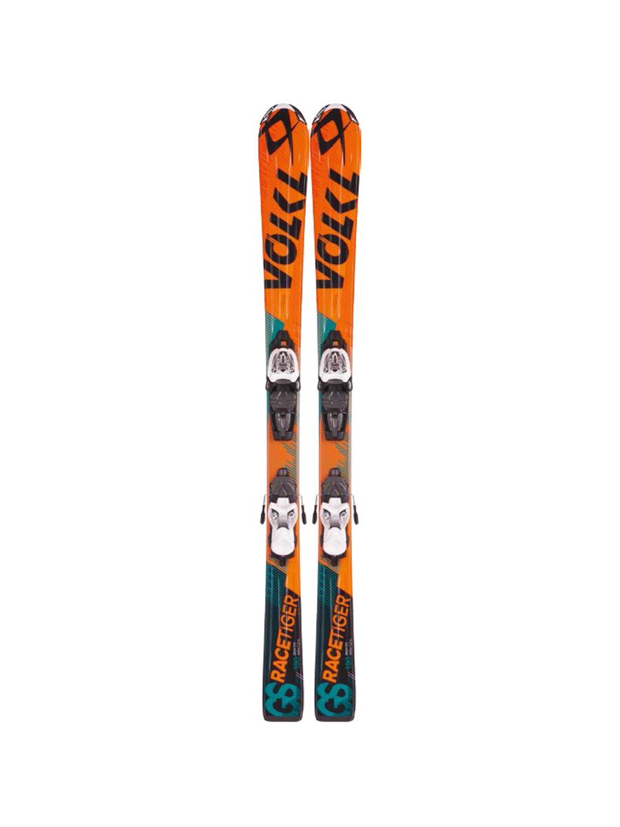 Völkl Junior Racetiger + 3Motion 4.5 2016, red - Alpinski - Bild 1