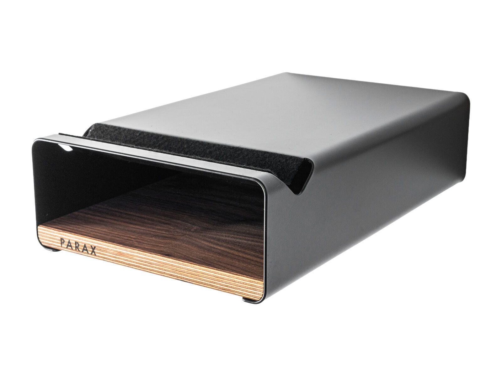 PARAX S-Rack L Wallnuss, schwarz - Bild 1