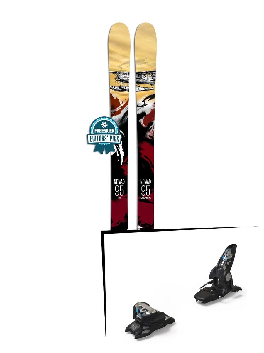 Set: Icelantic Nomad 95 2018 + Marker Griffon 13 ID black - Bild 1