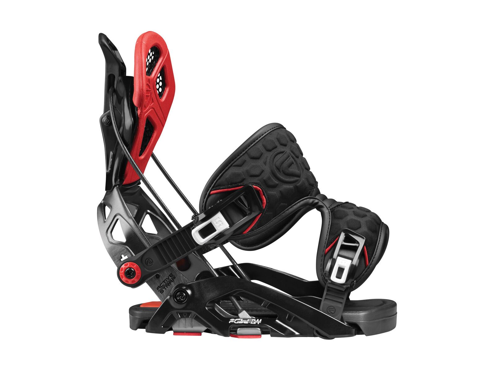 Set: Ride Machete 2017 + Flow Fuse-GT 2017, black/red - Snowboardset - Bild 3