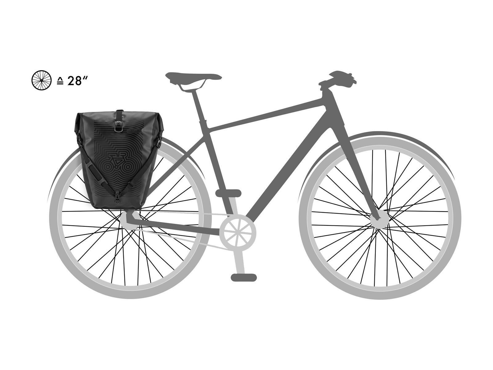 ORTLIEB Back-Roller Design Cycledelic II, black matt - Bild 7