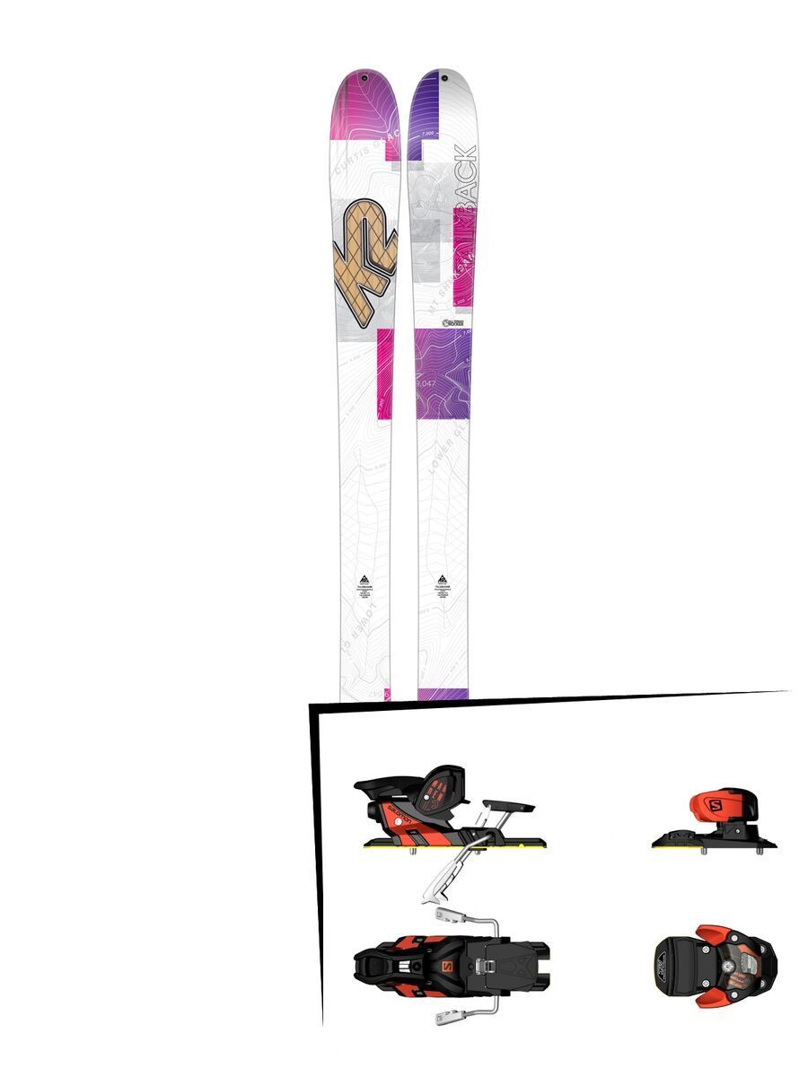 K2 SKI Set: Talkback 88 2016 + Salomon Warden MNC 13 - Bild 1