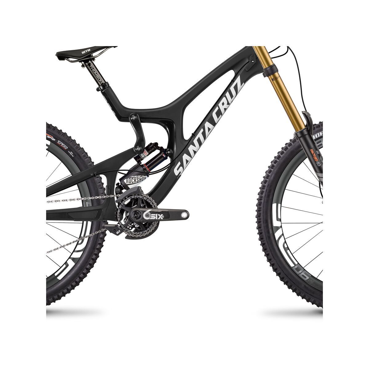 Santa Cruz V10 CC X01 RockShox Vivid Air ENVE, matte carbon and white - Bild 4