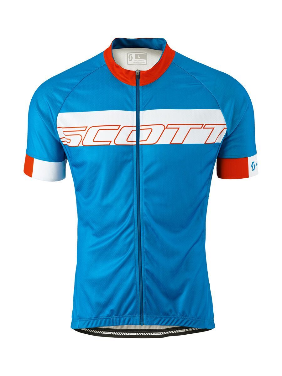 Scott Endurance 30 s/sl Shirt, diva blue/tangerine orange - Bild 1