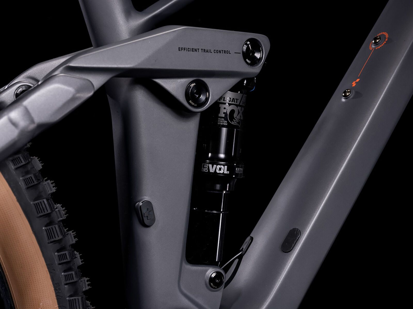 Cube Stereo 140 HPC Race 27.5, grey´n´orange - Bild 3