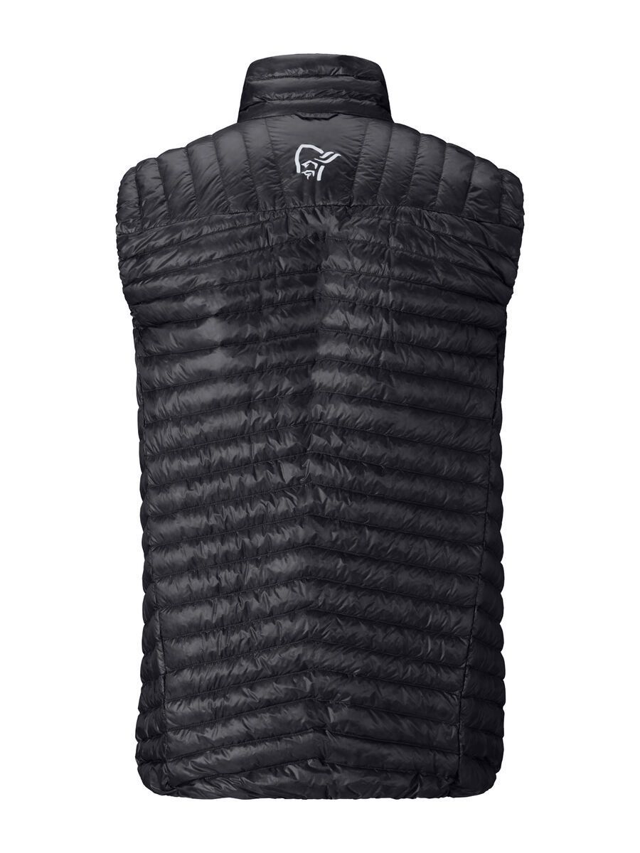 Norrona trollveggen down800 super light Vest M's, caviar black - Bild 3