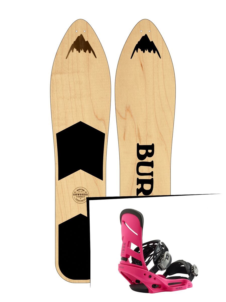 Set: Burton The Throwback 2019 + Burton Mission EST pink - Bild 1