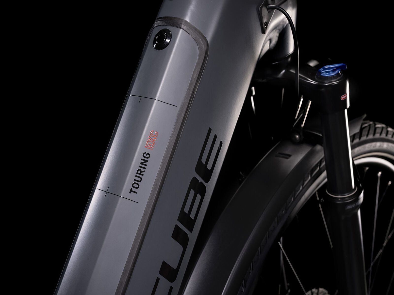 Cube Touring Hybrid EXC 500 Easy Entry, grey´n´red - Bild 2