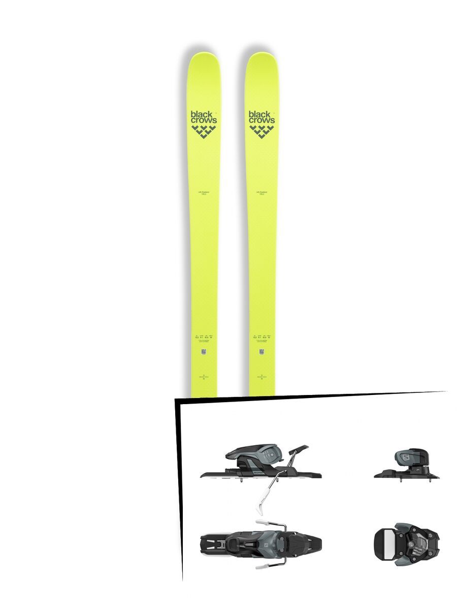 Set: Black Crows Orb Freebird 2019 + Salomon Warden 11 dark grey/black - Bild 1