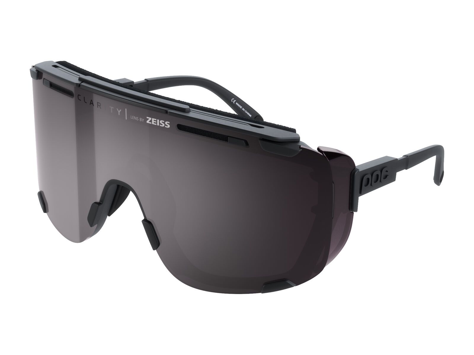 POC Devour Glacial Clarity Define/No Mirror, uranium black - Bild 1