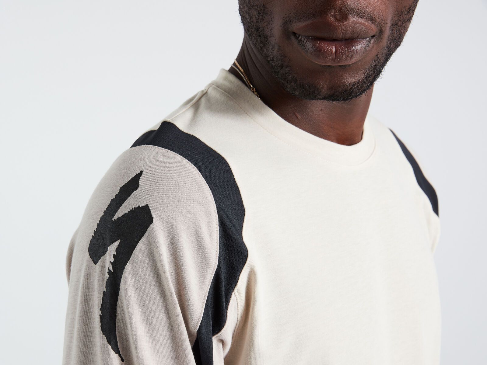 Specialized Men's Trail Long Sleeve Jersey, white mountains - Bild 4