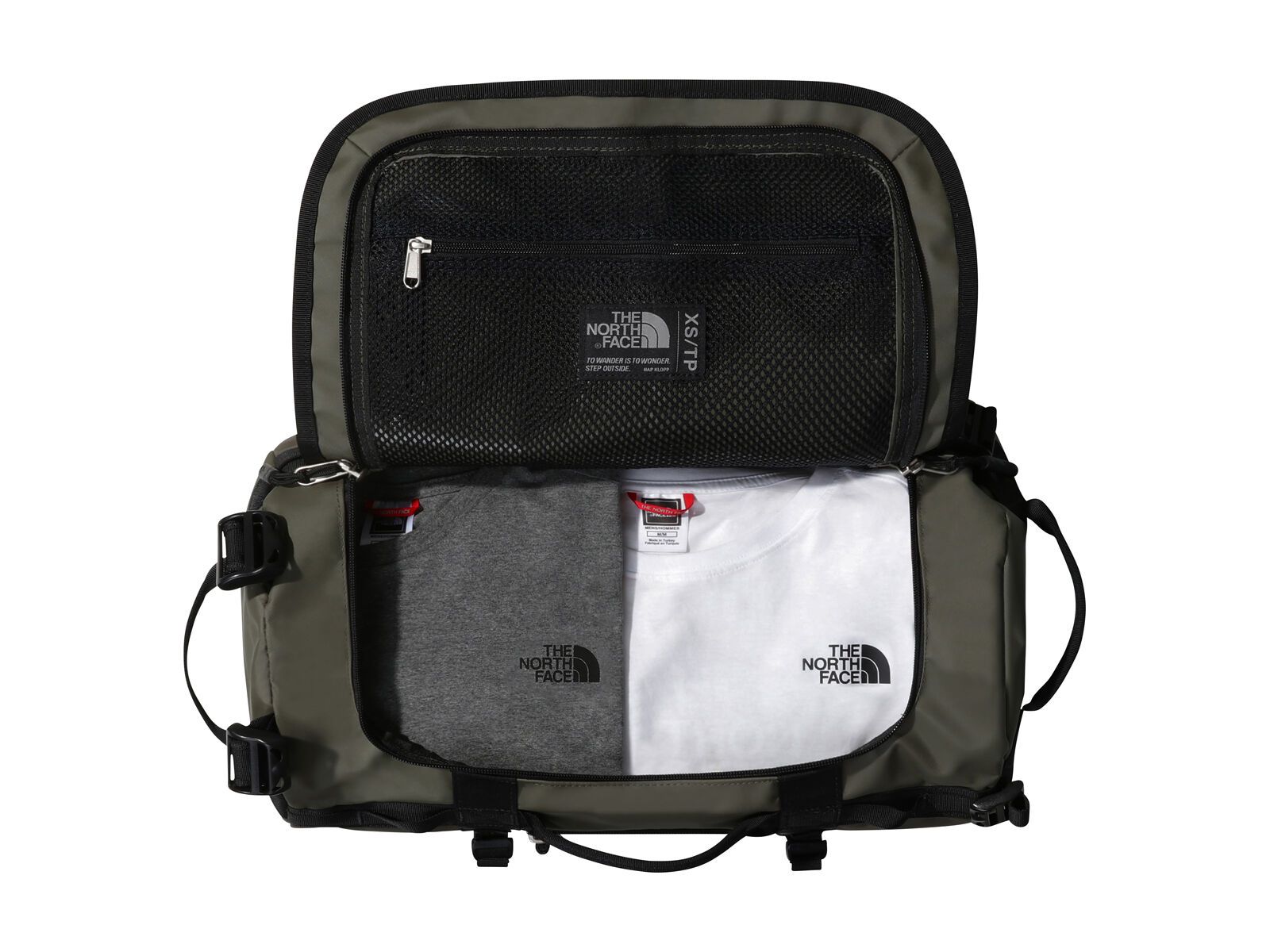 The North Face Base Camp Duffel - XS, new taupe green/tnf bla - Bild 2