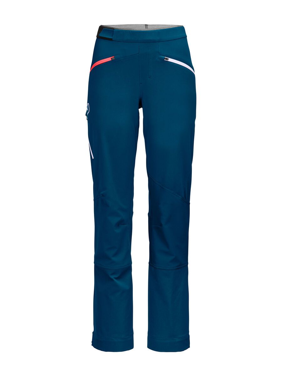 Ortovox Merino Naturtec Light Col Becchei Pants W, petrol blue - Bild 1