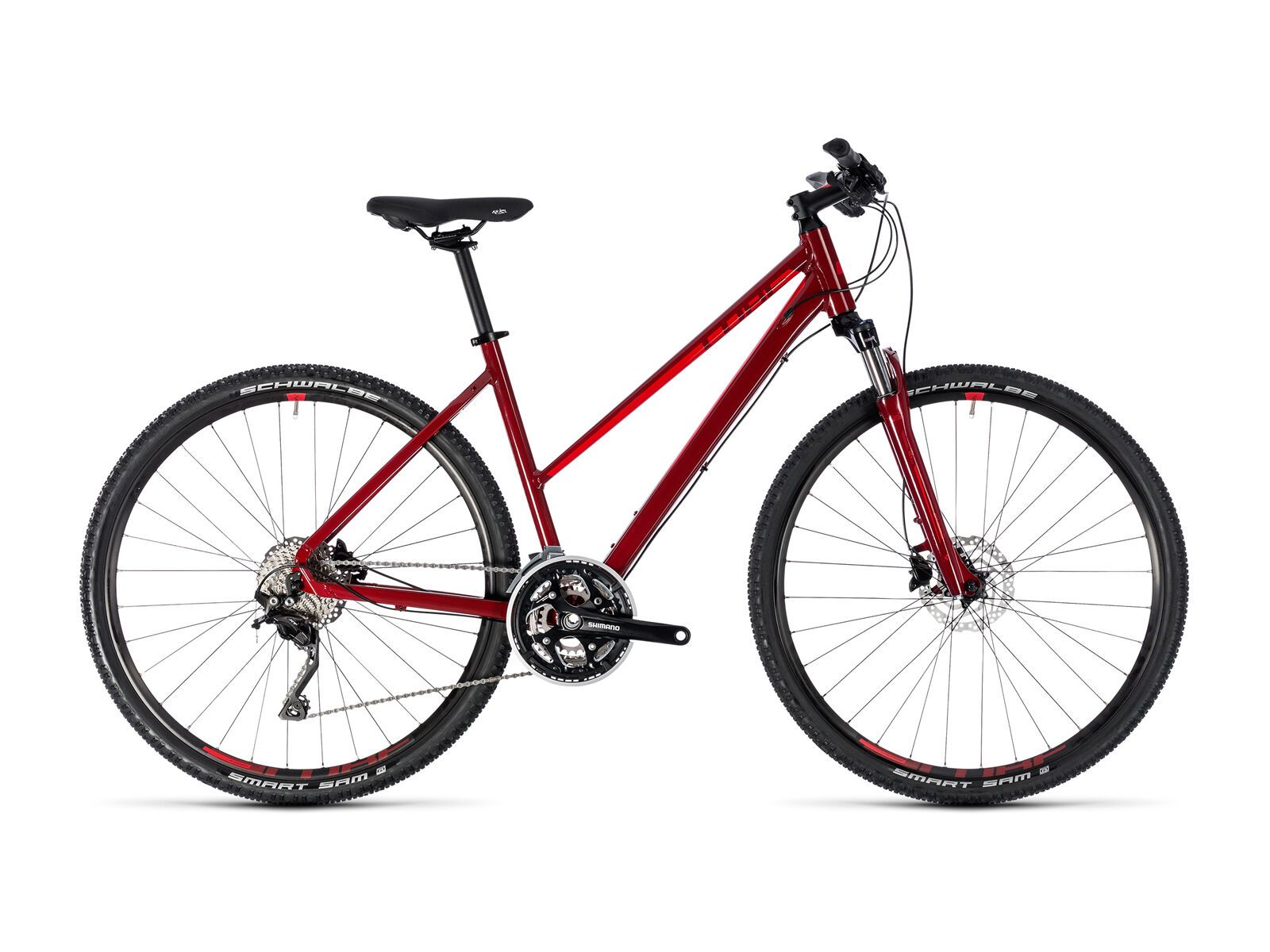 Cube Nature SL Trapeze, darkred´n´red - Bild 1