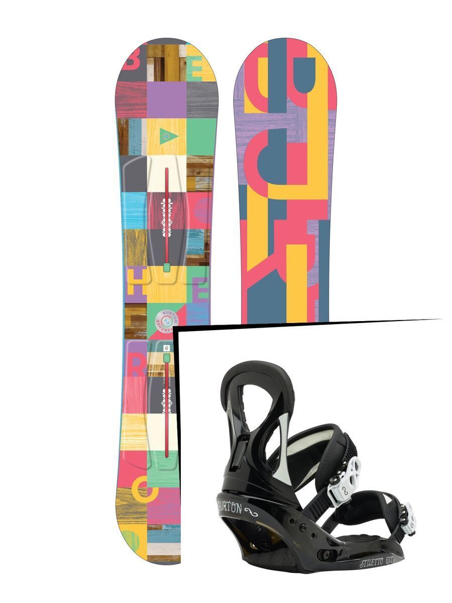 Set: Burton Feather 2017 +  Stiletto EST (1310603S) - Bild 1