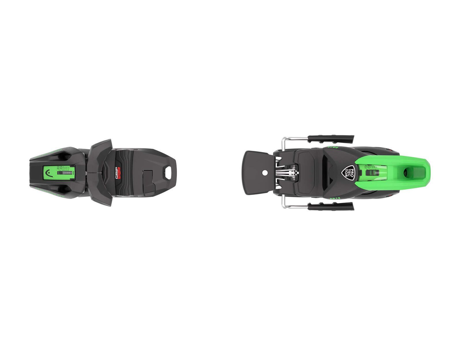 Head Supershape e-Magnum + Protector Evo PR 13 GW, matt black/green - Bild 7