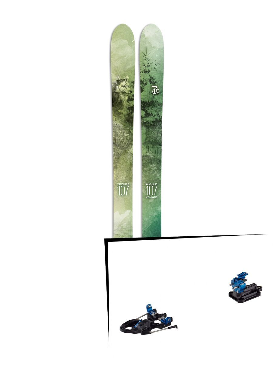 Set: Icelantic Vanguard 107 2017 + Hagan Core Bindung (1994618) - Bild 1
