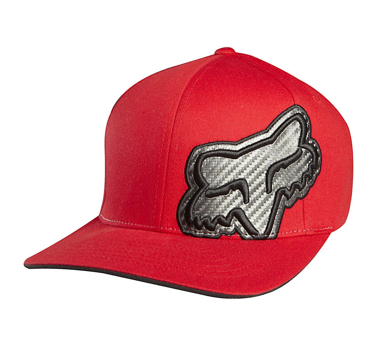 Fox Carbonation Flexfit Hat, Red - Bild 1