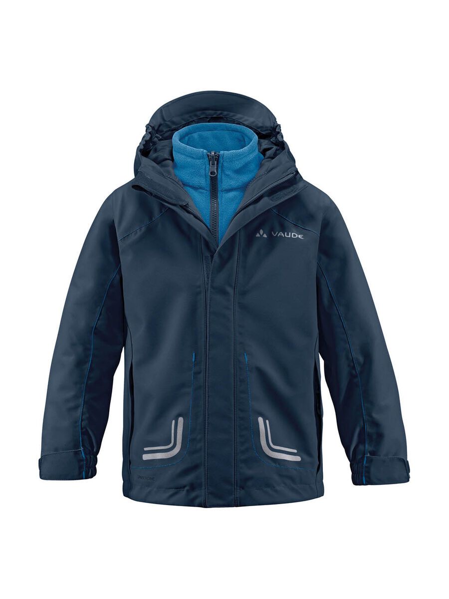 Vaude Kids Campfire 3in1 Jacket III, deep water - Bild 1