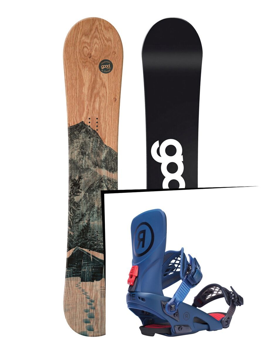 Set: goodboards Wooden 2017 + Ride LTD (1770153S) - Bild 1