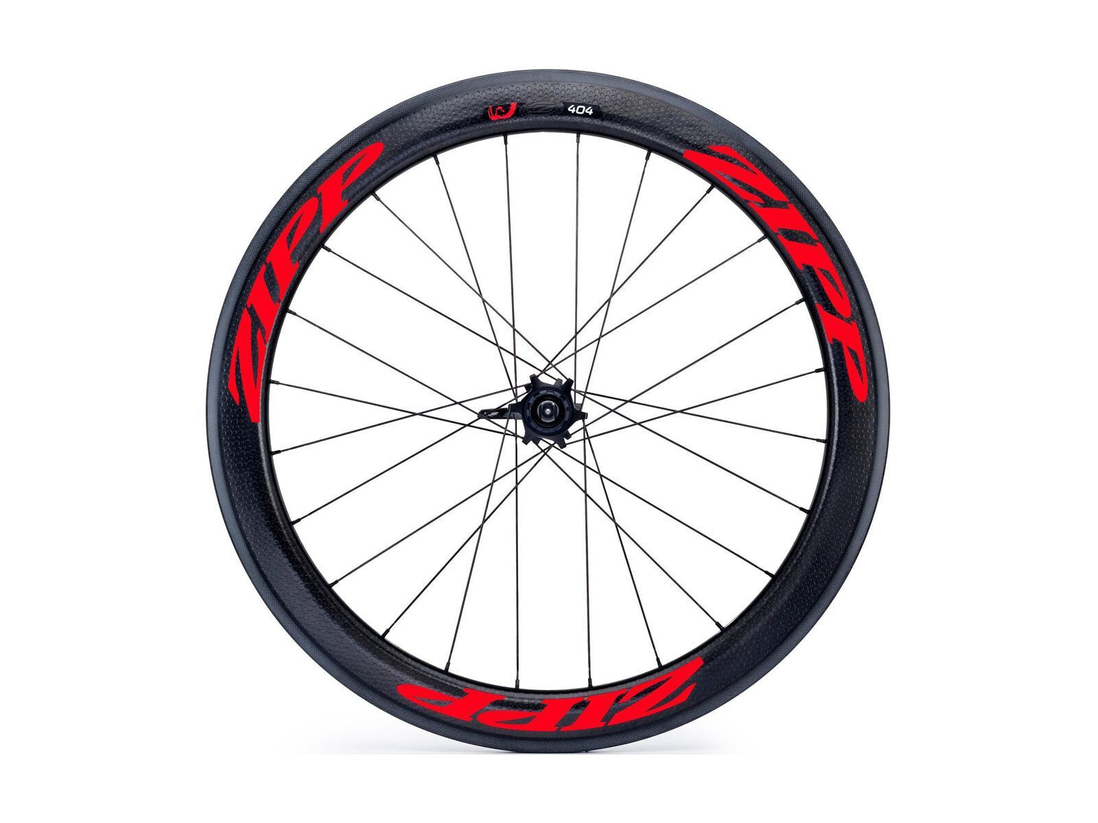 Zipp 404 Firecrest Tubular, schwarz/rot - Bild 1
