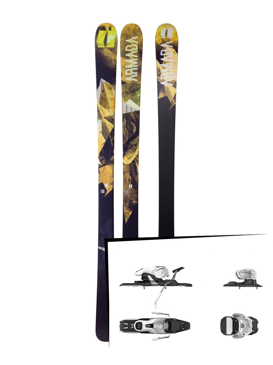 Set: Armada Invictus 89 Ti 2018 + Salomon Warden 11 silver/white - Bild 1
