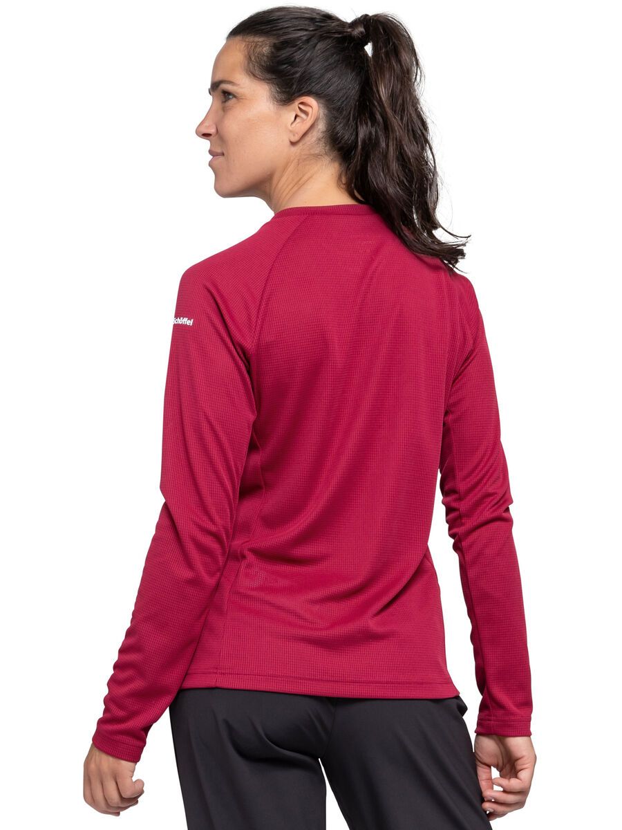 Schöffel Longsleeve Style Blaueis WMS, merlot - Bild 5