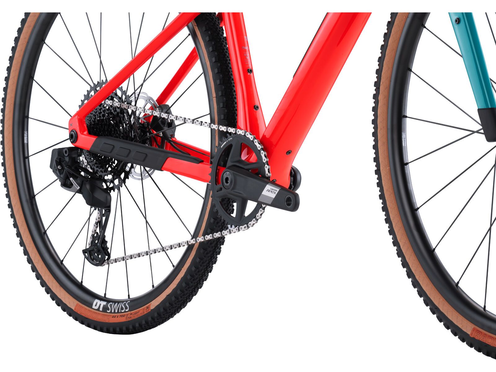 BMC URS Two, neon red/dark petrol - Bild 7