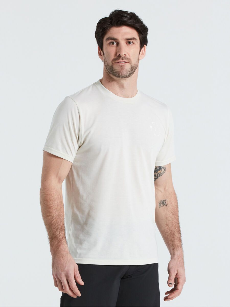 Specialized Stoke Short Sleeve T-Shirt, white mountains - Bild 2
