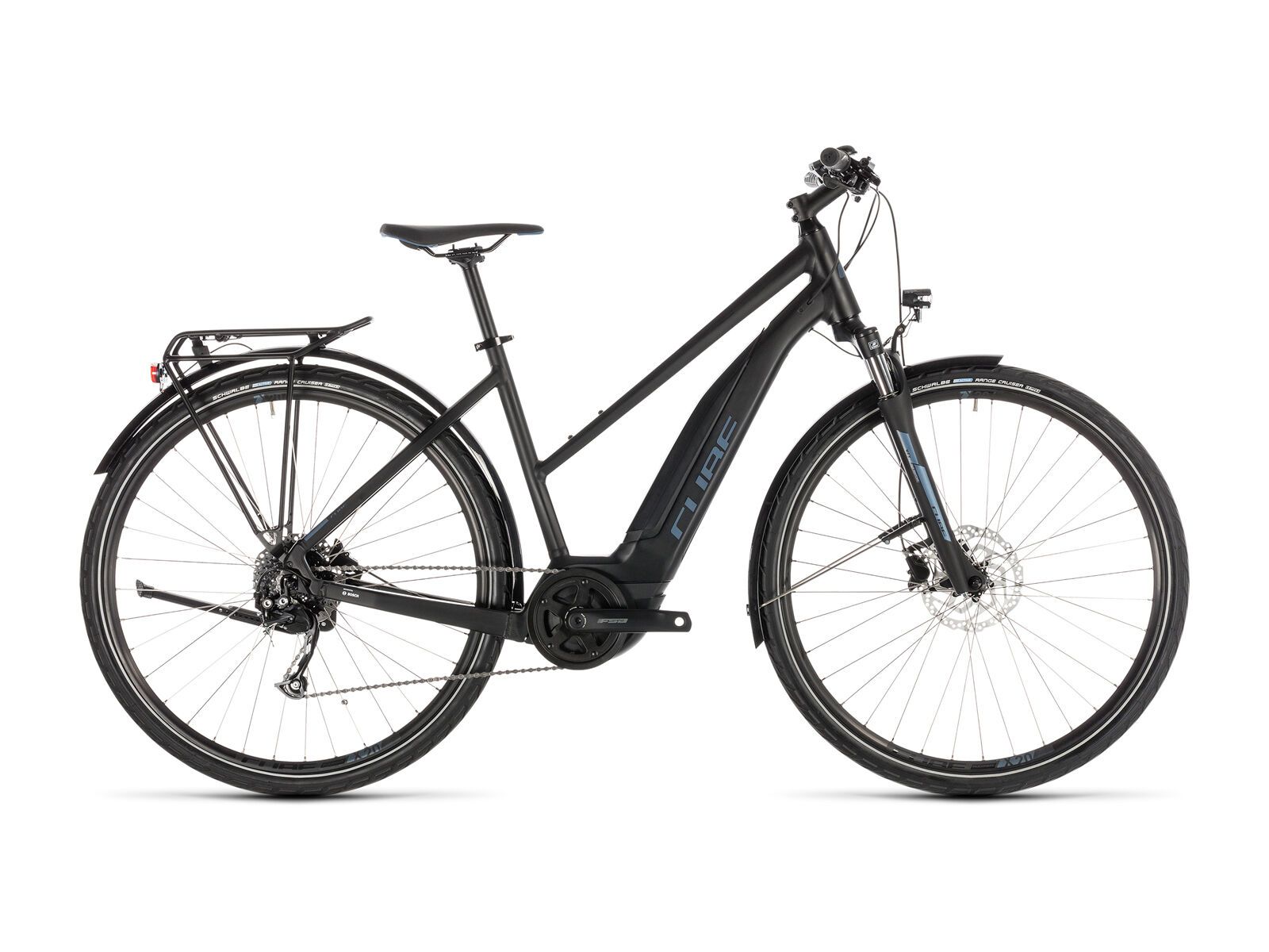 Cube Touring Hybrid ONE 500 Trapeze, black´n´blue - Bild 1