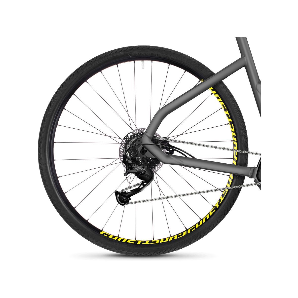 Ghost Hybride Square Cross B2.9 W AL, urban gray/night black/neon yellow - Bild 4