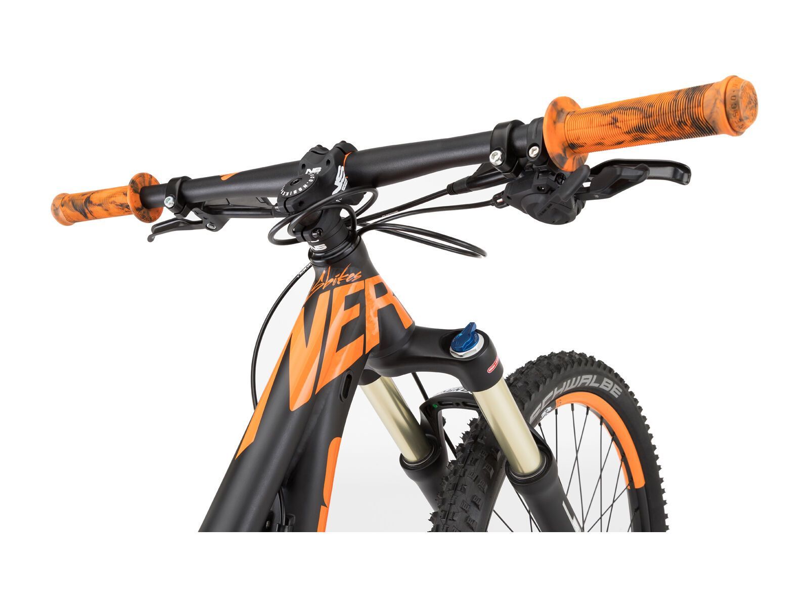 NS Bikes Nerd JR, black/orange - Bild 7