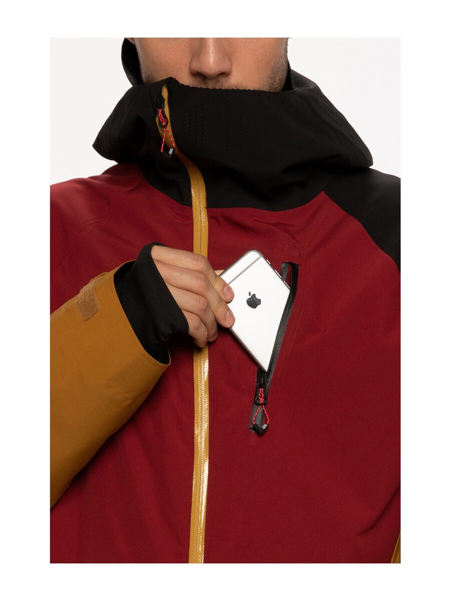 686 Men's GLCR Hydra Coverall, golden brown colorblock - Bild 6