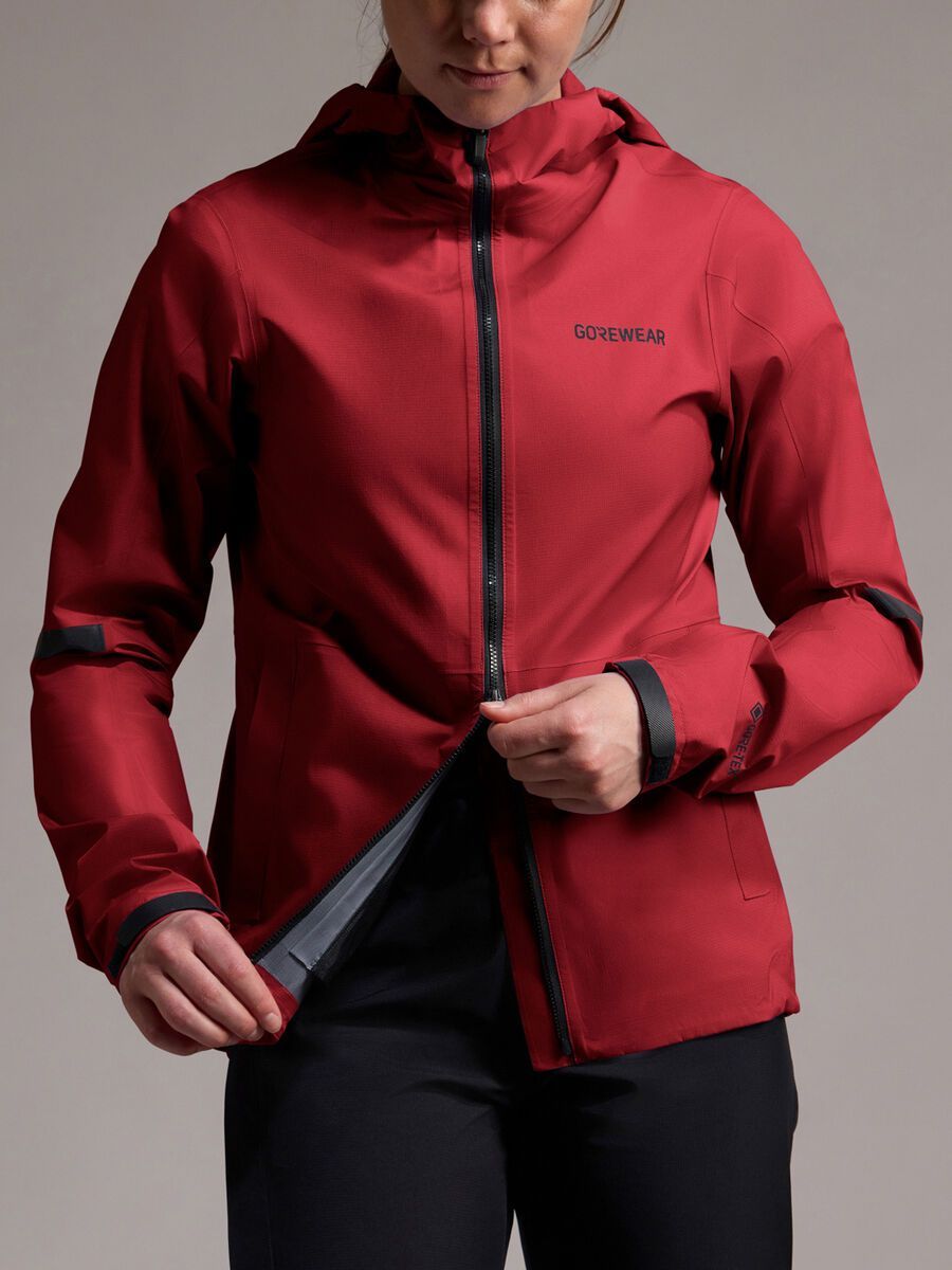 GOREWEAR Lupra 2.0 Gore-Tex Kapuzenjacke Damen, utility red - Bild 7