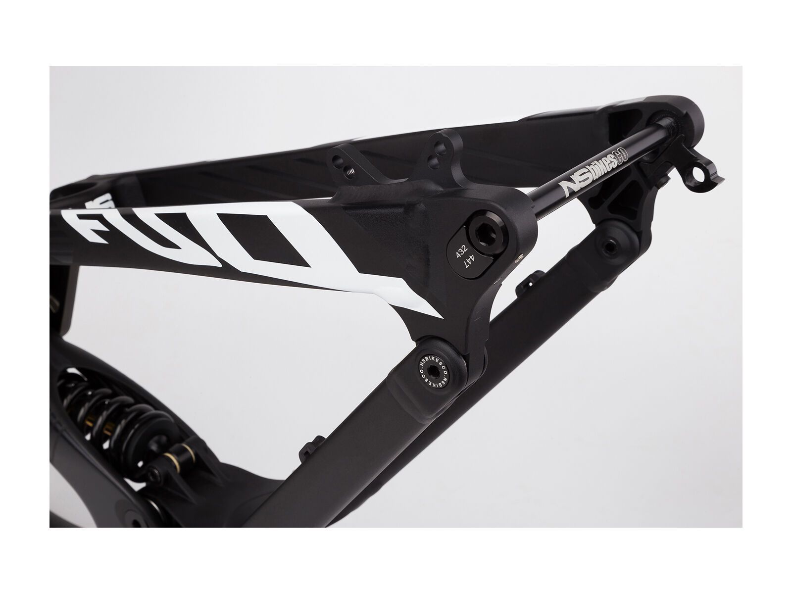 NS Bikes Fuzz Frame, flat black - Bild 5