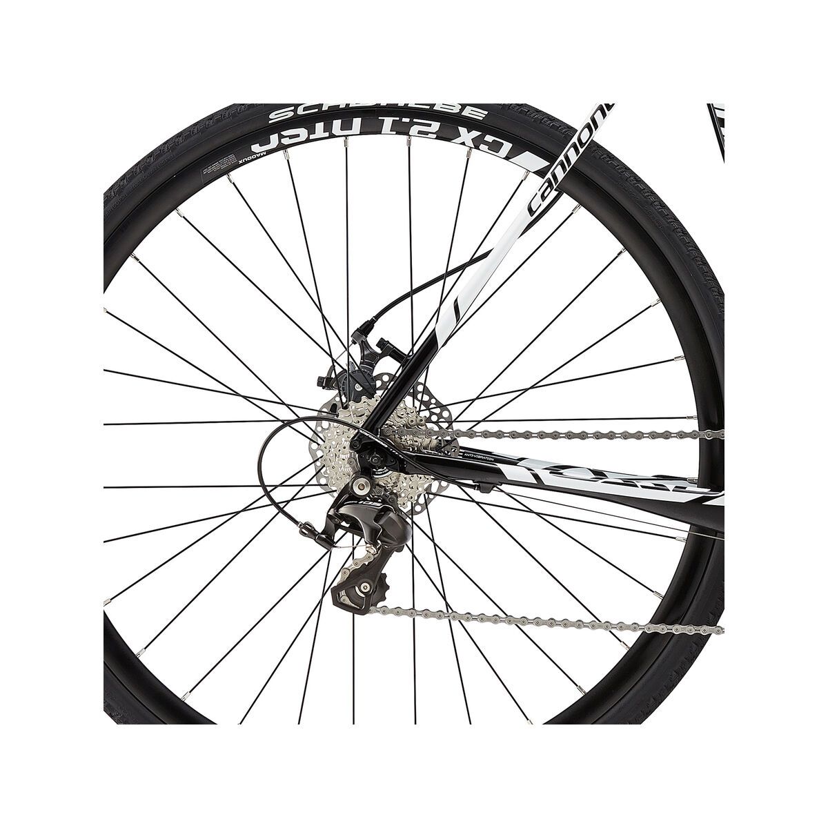 Cannondale CAADX 105, jet black w/ magnesium white, gloss - Bild 4