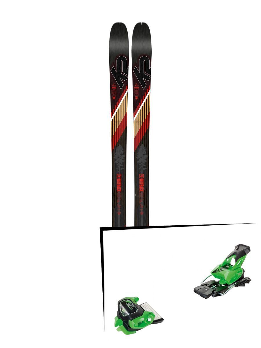 Set: K2 SKI Wayback 80 2019 + Tyrolia Attack² 13 GW green - Bild 1
