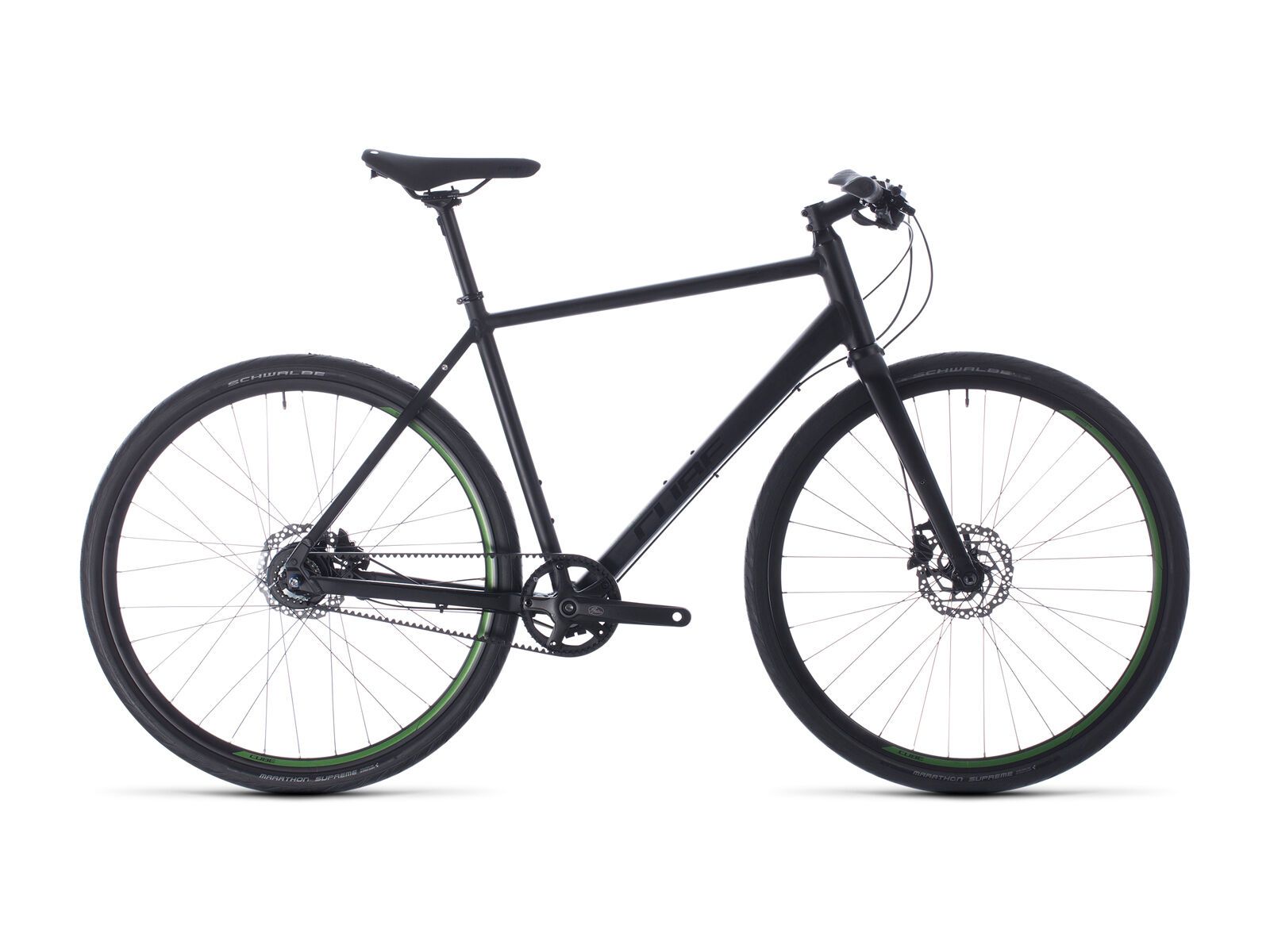 *** 2. Wahl *** Cube Hyde Race 2020, black´n´green - Urbanbike | Größe 62 cm - Bild 1