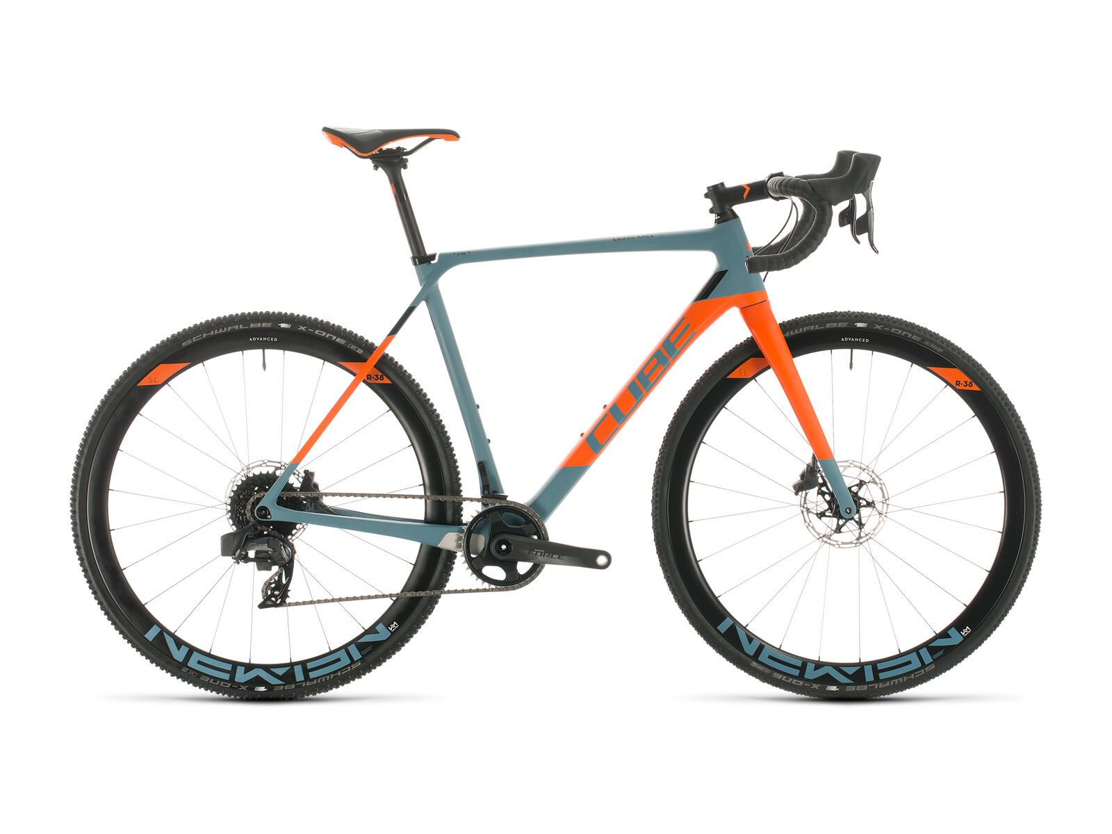 Cube Cross Race C:62 SLT, bluegrey´n´orange - Bild 1