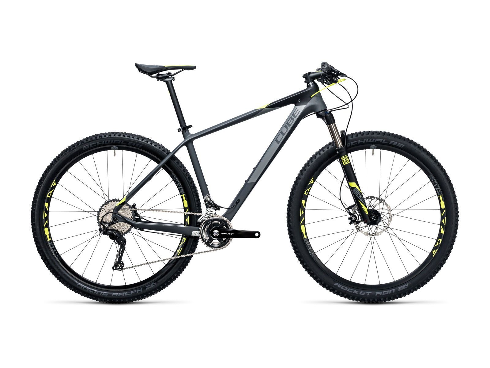 Cube Reaction GTC Pro 27.5, grey´n´flashyellow - Bild 1