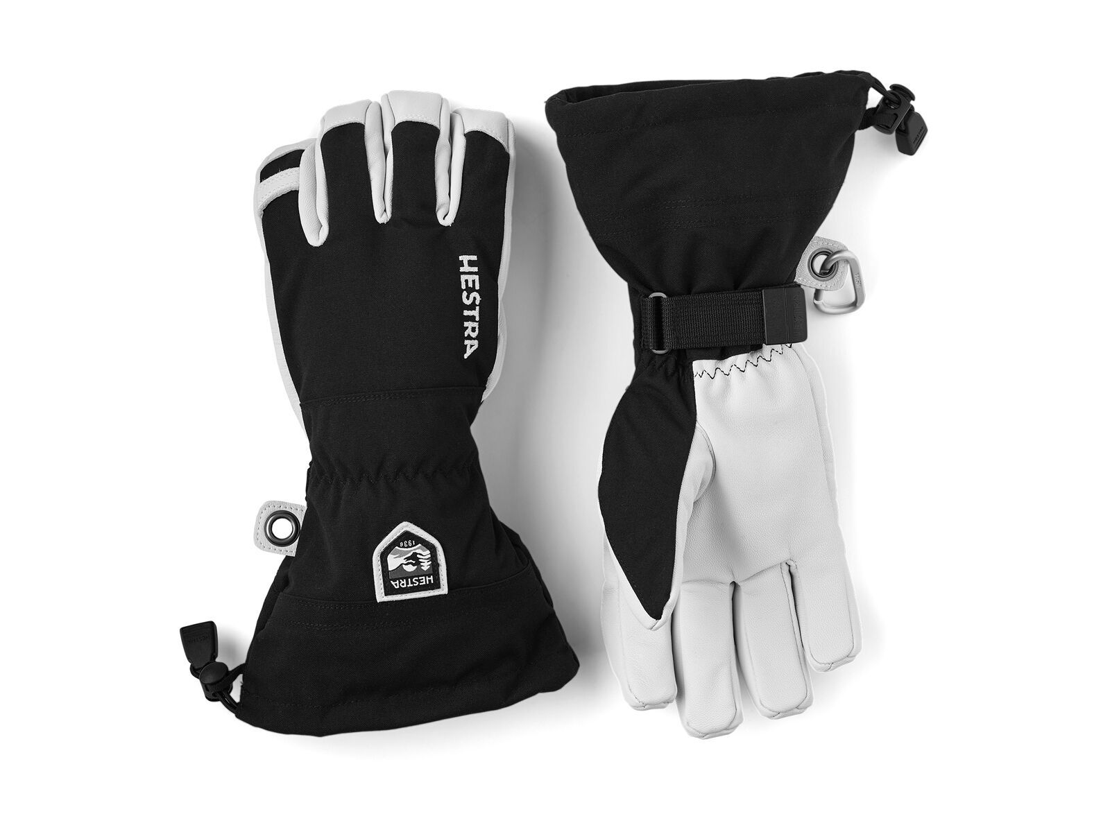Hestra Army Leather Heli Ski 5 Finger, black - Bild 1
