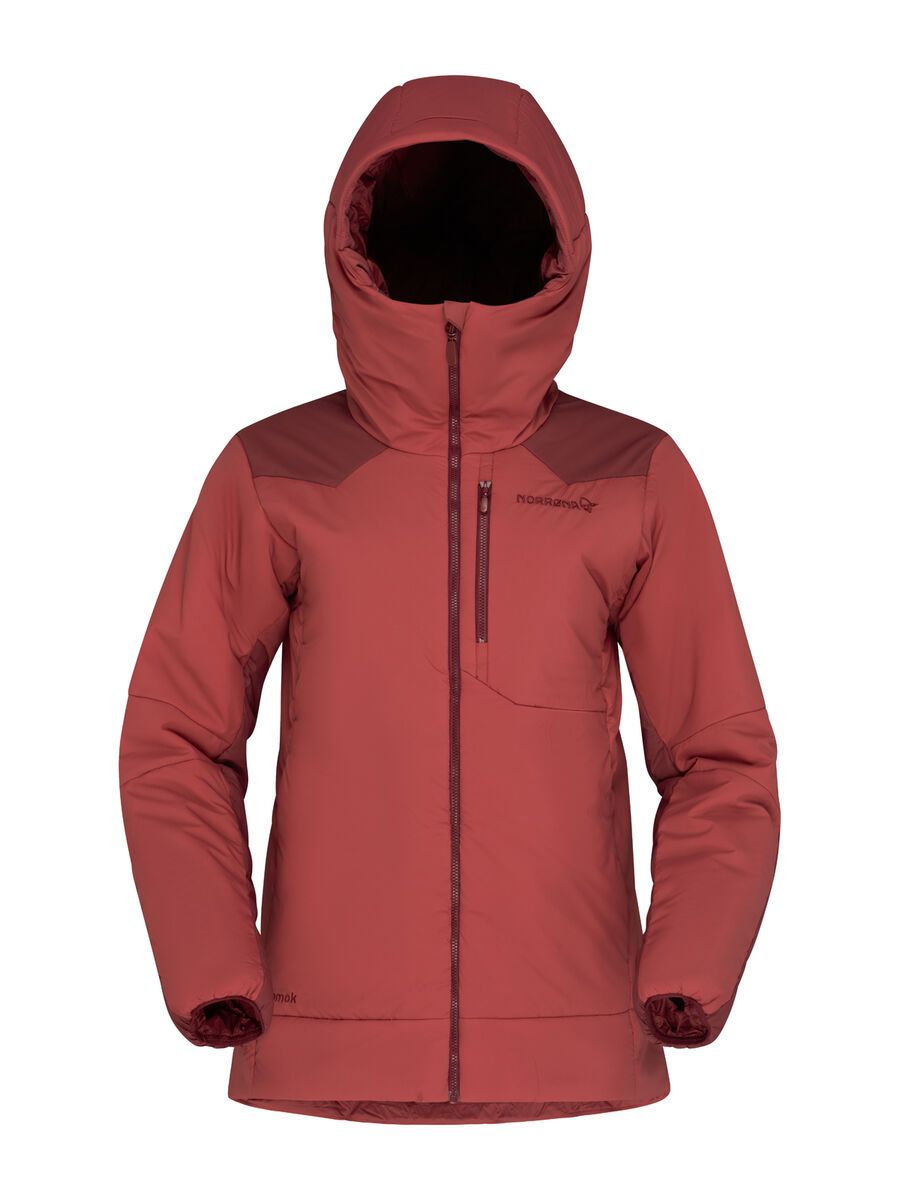 Norrona tamok thermo80 Zip Hood W's, cowhide/port - Bild 1
