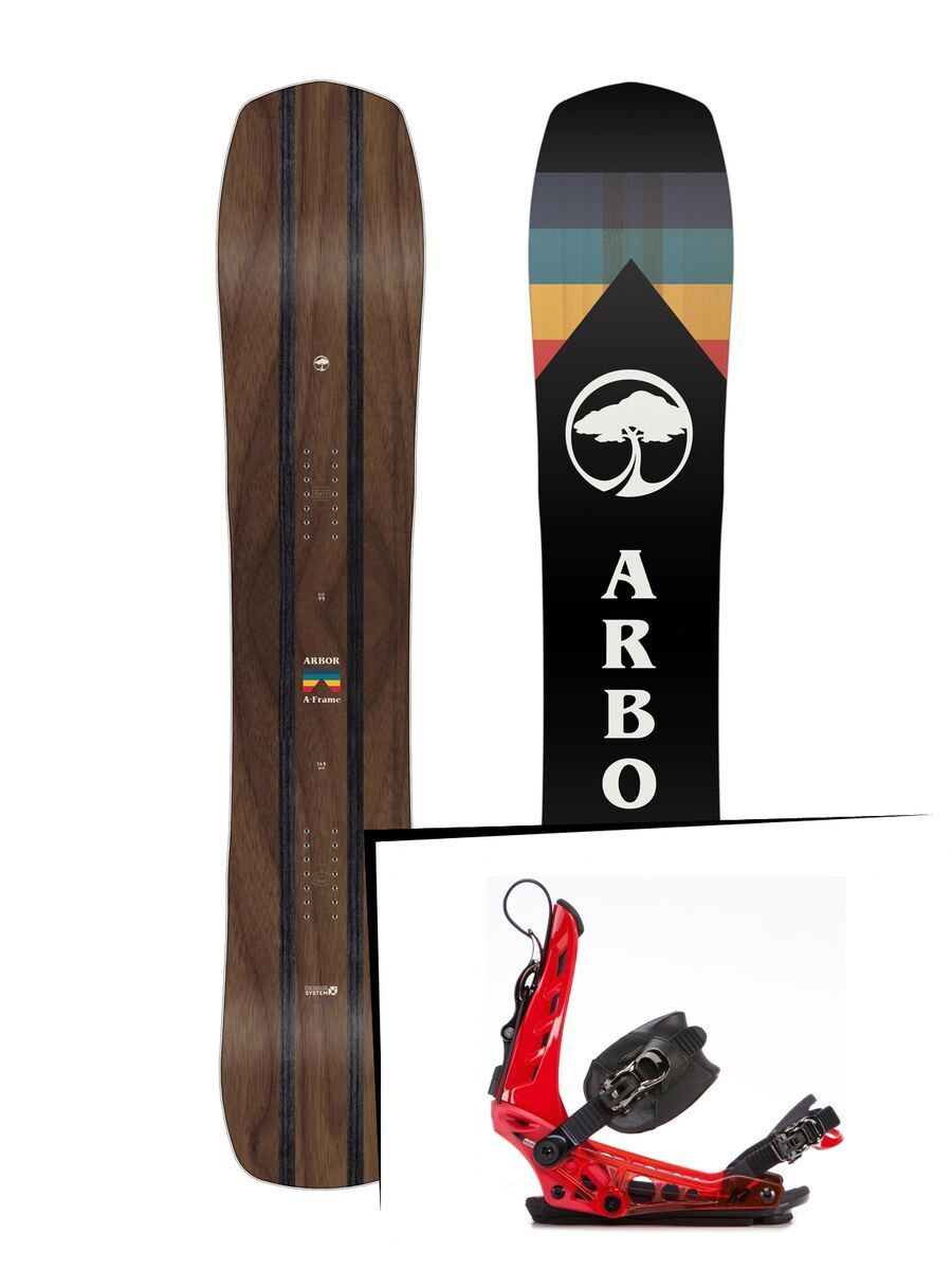 Set: Arbor A-Frame 2019 + K2 Cinch TS red - Bild 1