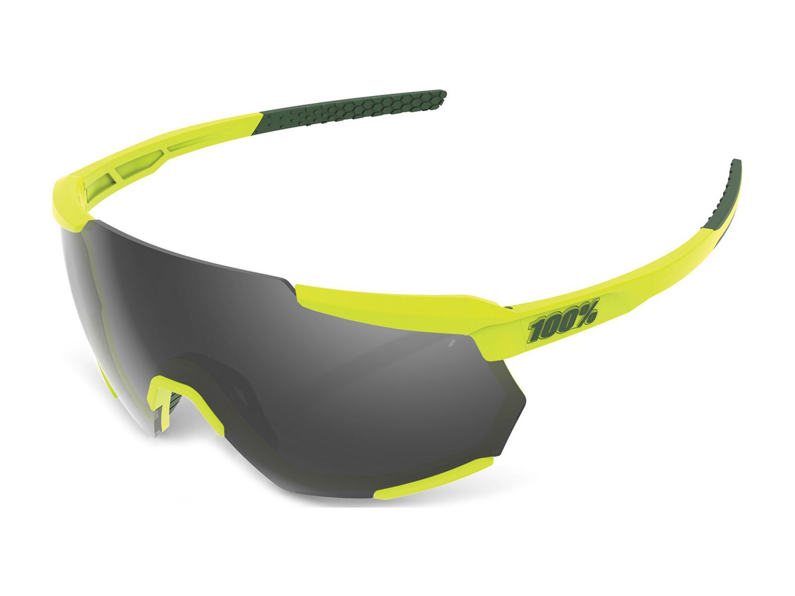 100% Racetrap inkl. WS, soft tact banana/Lens: black mirror - Bild 1