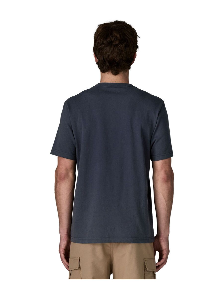 Patagonia Men's Midweight '95 Oval Logo Pocket Tee, new navy - Bild 4