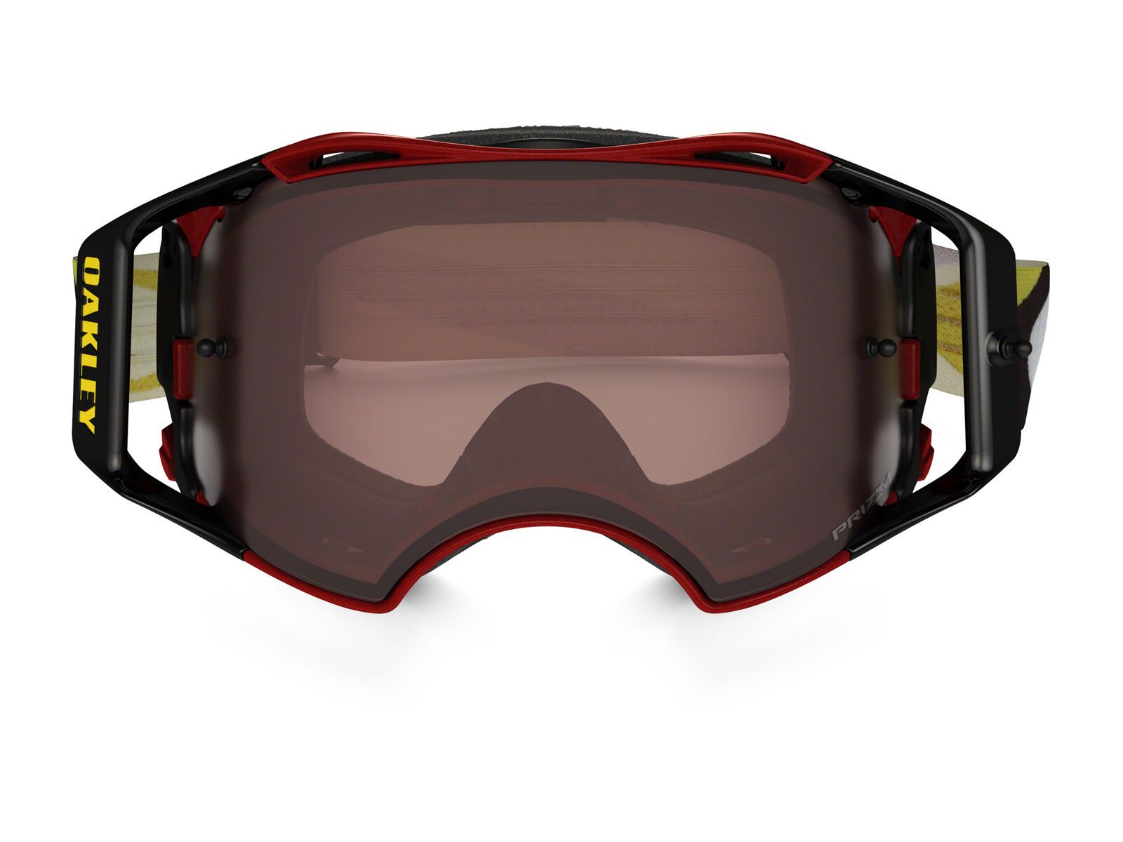 Oakley Airbrake MX Prizm Heritage Racer, heritage racer red/Lens: prizm mx black - Bild 3