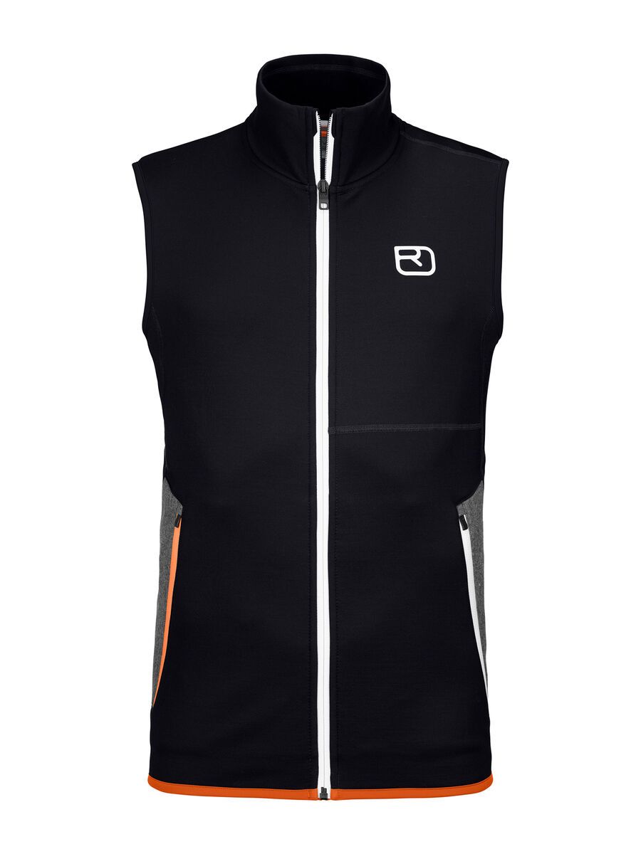 Ortovox Merino Fleece Vest M, black raven - Bild 1