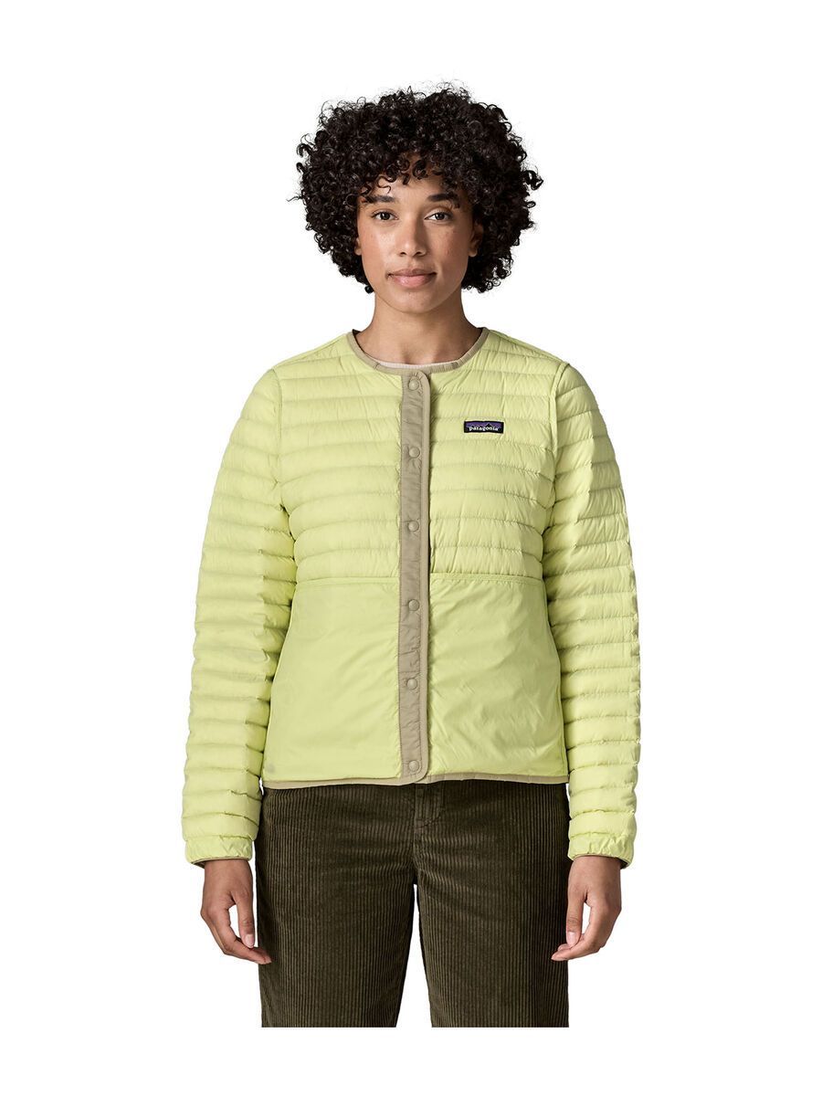 Patagonia Women's Lightweight Reversible Down Sweater Cardigan, weathered stone - Bild 12