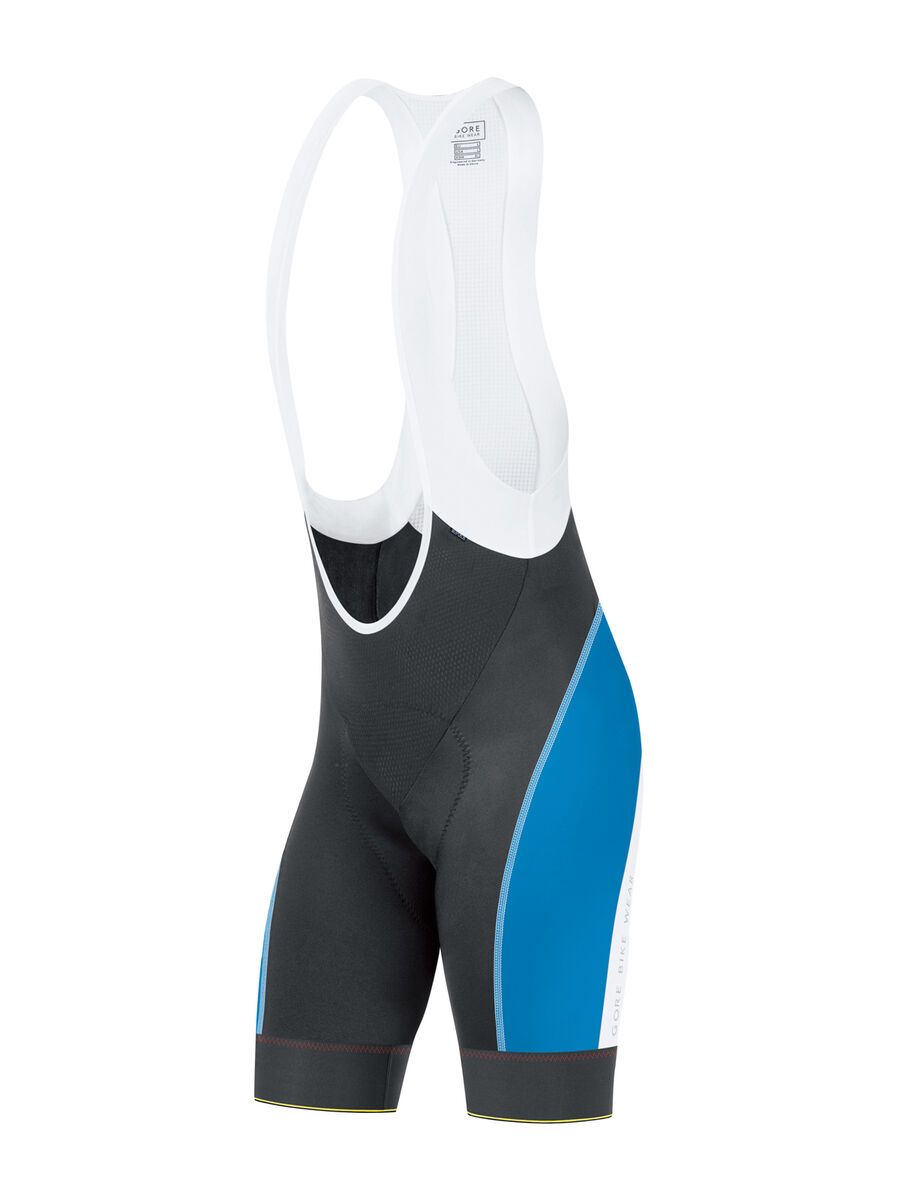 Gore Bike Wear Power 3.0 Trägerhose kurz+, black/splash blue - Bild 1